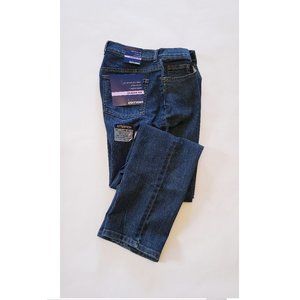 Basic Editions 5 pocket jeans, classic fit, navy, NWT, size 8 Avg